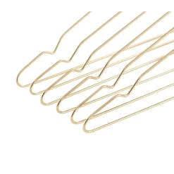 Kledingopbergers-ACAZA 20 Metalen Kleerhangers, Ultra-dunne en Ruimtebesparende Kledinghangers, Goud