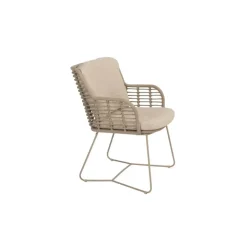 4-Seasons Outdoor 4 Seasons Fabrice lounge dining stoel - Latte