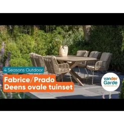 4-Seasons Outdoor 4 Seasons Fabrice lounge dining stoel - Latte