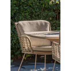 4-Seasons Outdoor 4 Seasons Fabrice lounge dining stoel - Latte