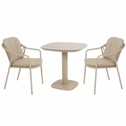 Taste by 4-Seasons Outdoor 4 Seasons Manitoba bistro tuinset 3-delig Manolo tuintafel - latte