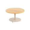 4-Seasons Outdoor 4 Seasons Volta teak salontafel - Ø60 cm. taupe