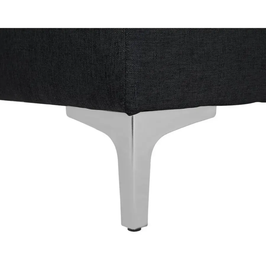 Loveseats-Beliani ABERDEEN - Chaise longue - Grijs - Symmetrisch - Polyester