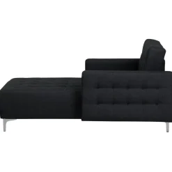 Loveseats-Beliani ABERDEEN - Chaise longue - Grijs - Symmetrisch - Polyester