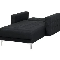 Loveseats-Beliani ABERDEEN - Chaise longue - Grijs - Symmetrisch - Polyester