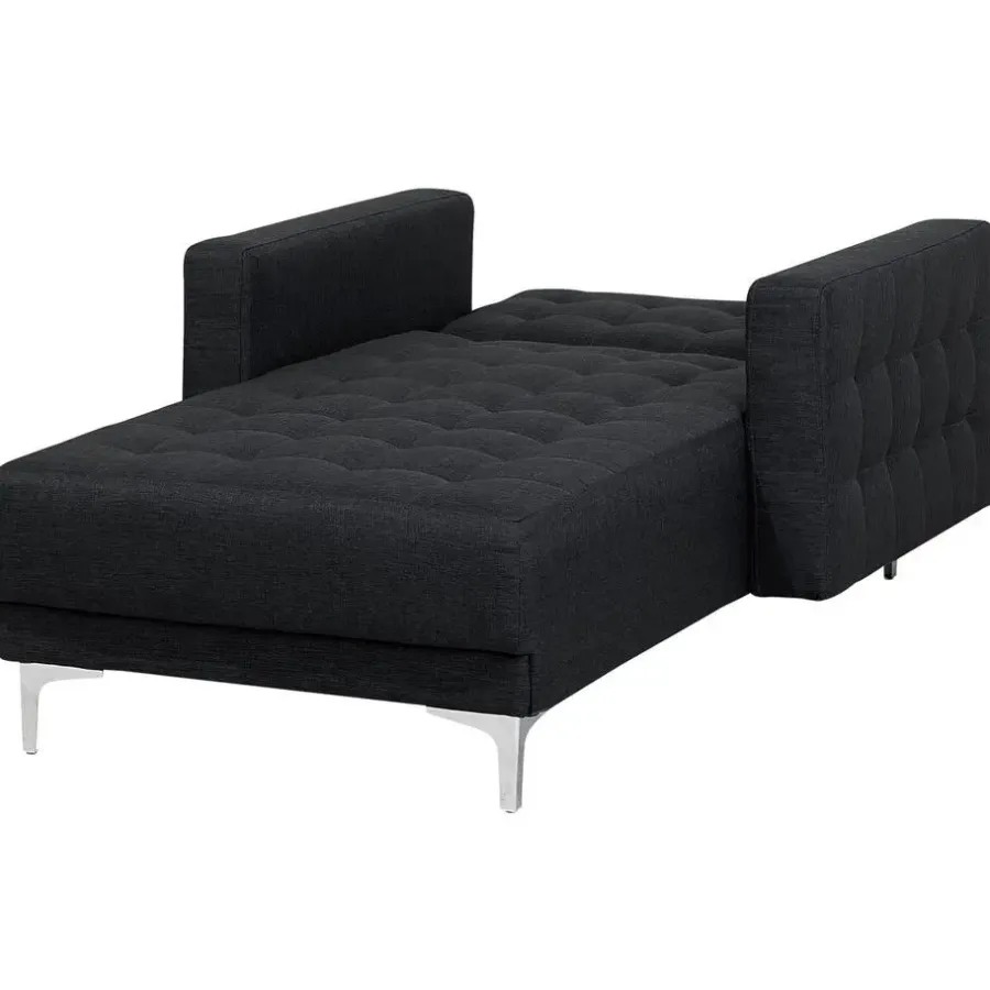 Loveseats-Beliani ABERDEEN - Chaise longue - Grijs - Symmetrisch - Polyester