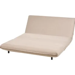 Slaapbanken|Slaapbanken-Leen Bakker ABISKO - Slaapbank 2-zits - Beige - Kunstlinnen