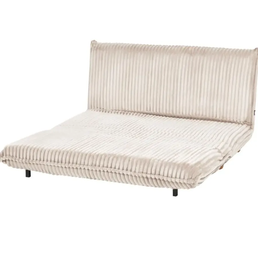 Leen Bakker ABISKO - Slaapbank 2-zits - Gebroken wit - Corduroy