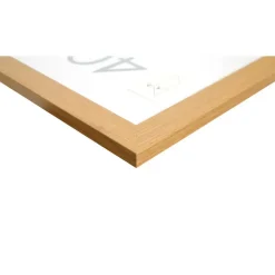 Merkloos ACAZA Fotokader - Fotolijst in MDF van 40x60 cm - Warm Oak - Plexiglas