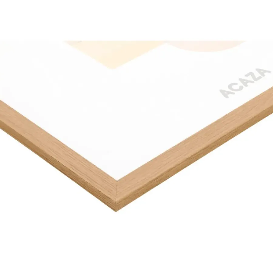 Merkloos ACAZA Fotokader A1 - 59,4 x 84 cm - Fotolijst - MDF Hout - Madison - Warme Eik