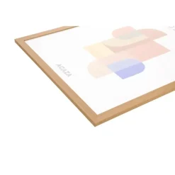 Merkloos ACAZA Fotokader A1 - 59,4 x 84 cm - Fotolijst - MDF Hout - Madison - Warme Eik