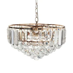 Beliani ACHEIRO - Kroonluchter - Goud - ⌀ 49 cm - Kristal