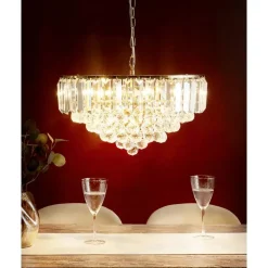 Beliani ACHEIRO - Kroonluchter - Goud - ⌀ 49 cm - Kristal
