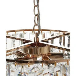 Beliani ACHEIRO - Kroonluchter - Goud - ⌀ 49 cm - Kristal