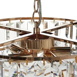 Beliani ACHEIRO - Kroonluchter - Goud - ⌀ 49 cm - Kristal