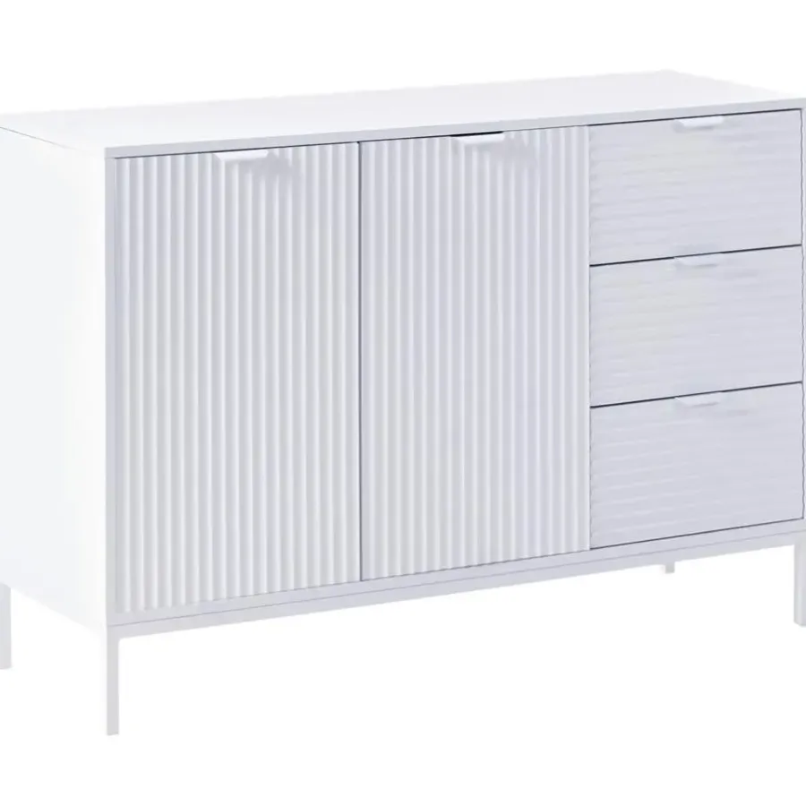 Leen Bakker ADELAIDE - Dressoir - Wit - MDF