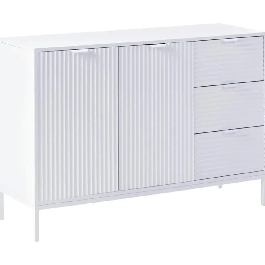 Leen Bakker ADELAIDE - Dressoir - Wit - MDF