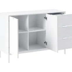 Leen Bakker ADELAIDE - Dressoir - Wit - MDF