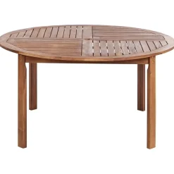 Tuinsets-Beliani AGELLO/TOLVE - Tuinset voor 6 - Lichthout - Acaciahout