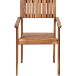 Tuinsets-Beliani AGELLO/TOLVE - Tuinset voor 6 - Lichthout - Acaciahout