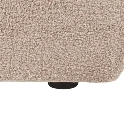 Beliani AGERUP - Fauteuil - Beige - Bouclé
