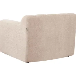 Beliani AGERUP - Fauteuil - Beige - Bouclé
