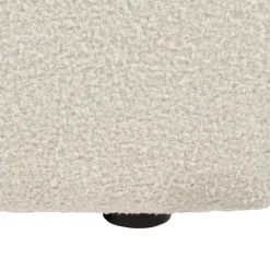 Beliani AGERUP - Fauteuil - Gebroken wit - Bouclé