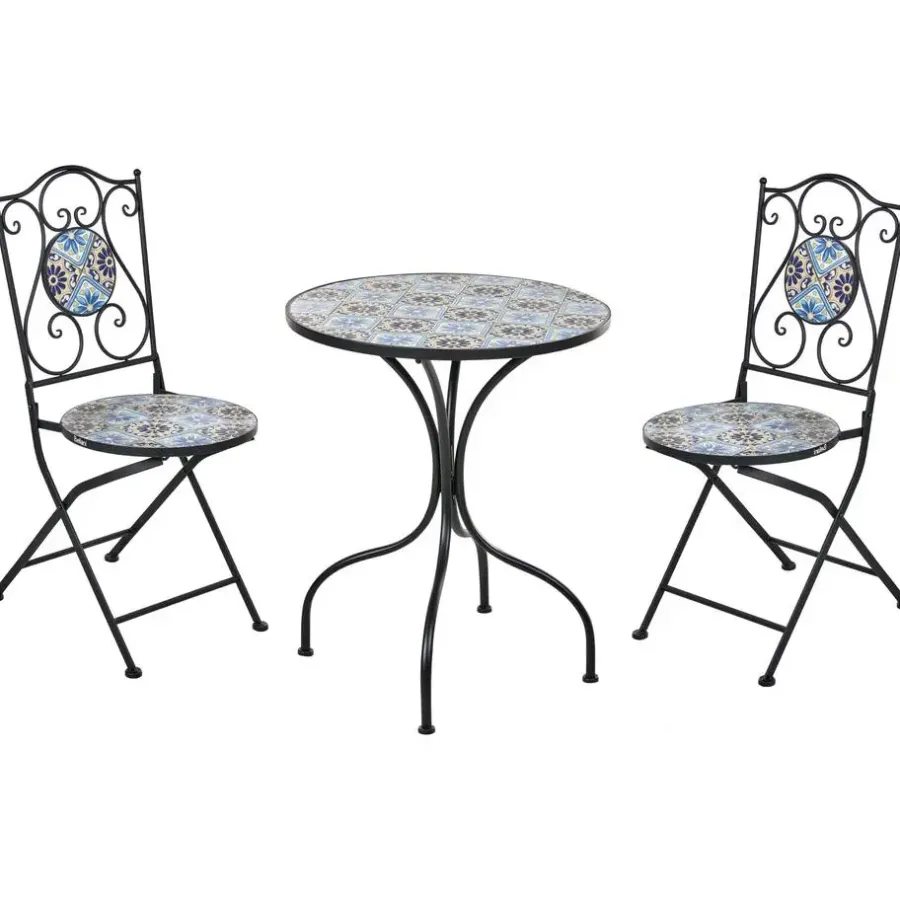 Leen Bakker AGGIUS - Bistroset - Zwart - IJzer