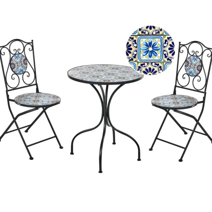 Leen Bakker AGGIUS - Bistroset - Zwart - IJzer