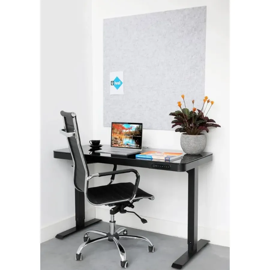 Wandpanelen-IVOL Akoestisch wandpaneel PET-vilt - 50x50 cm - Grijs