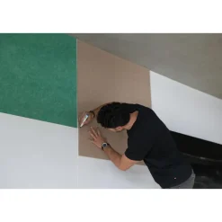 Wandpanelen-IVOL Akoestisch wandpaneel PET-vilt - 100x100 cm - Grijs