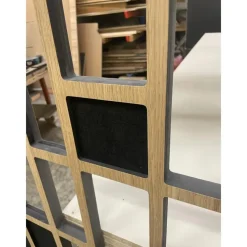 Wandpanelen-IVOL Akoestisch wandpaneel PET-vilt - 100x100 cm - Zwart