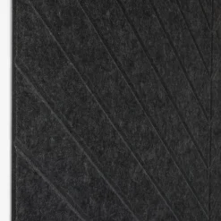 IVOL Akoestisch wandpaneel PET-vilt - 100x100cm - Visgraat motief Antraciet