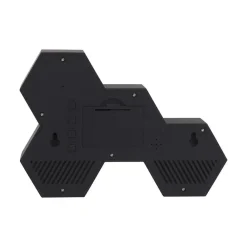 Klokken-Karlsson Alarm clock Six in the Mix rubberized black.