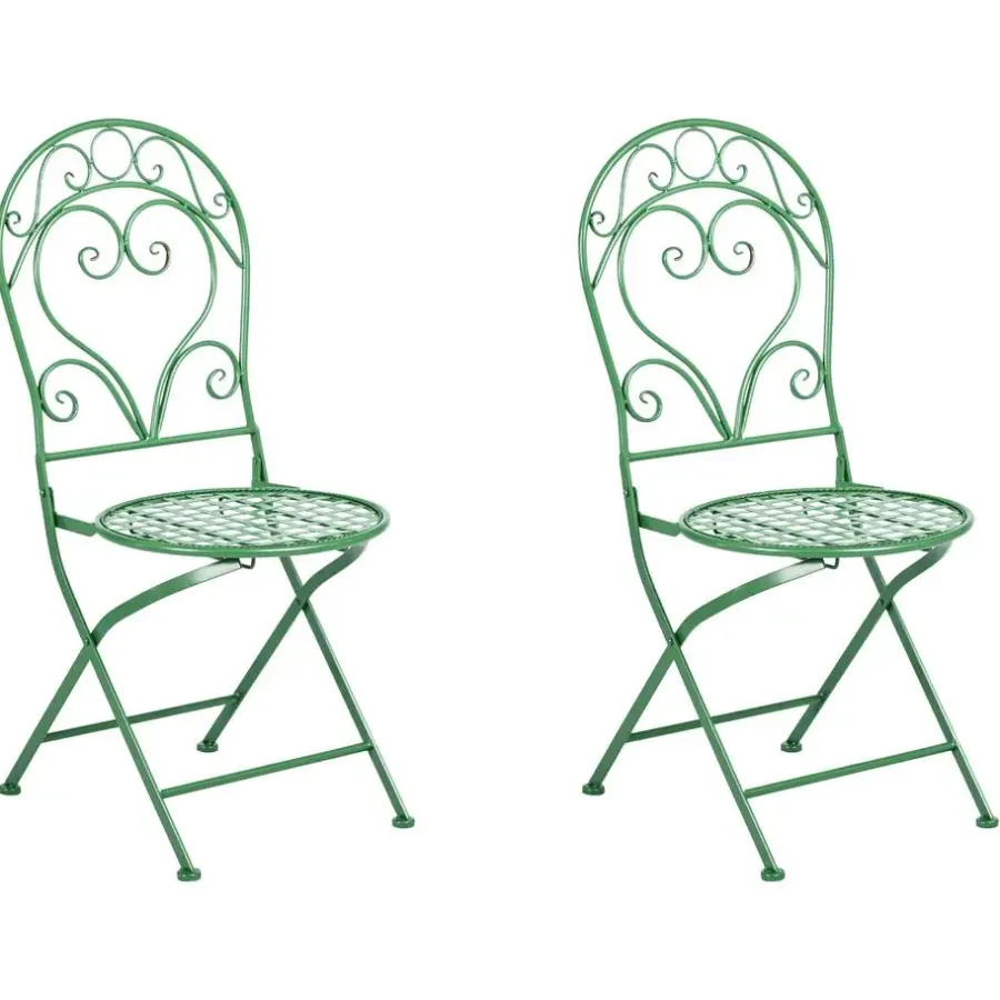 Leen Bakker ALBINIA - Bistroset voor 2 - Groen - Metaal