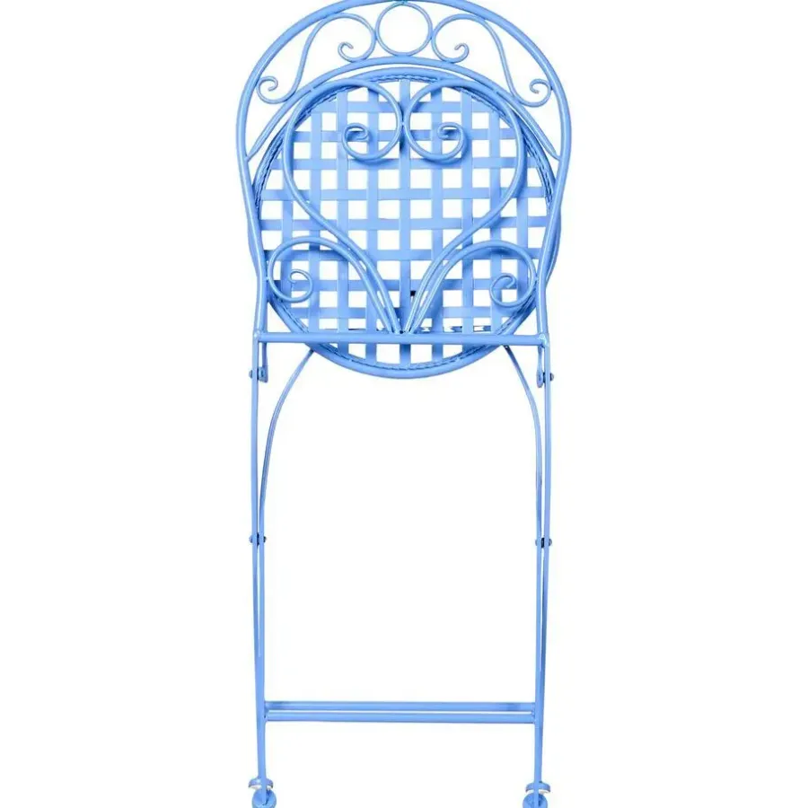 Leen Bakker ALBINIA - Bistroset voor 2 - Blauw - Metaal