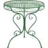 Leen Bakker ALBINIA - Tuintafel - Groen - 70 x 70 cm - IJzer