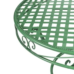 Leen Bakker ALBINIA - Tuintafel - Groen - 70 x 70 cm - IJzer
