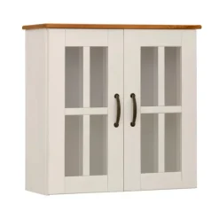 Loft24 Alby - Wandkast met 2 deuren van grenen in wit