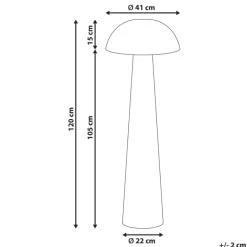 Staande Lampen-Leen Bakker ALERO - Staande lamp - Bruin - Rotan