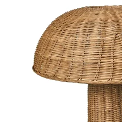 Staande Lampen-Leen Bakker ALERO - Staande lamp - Bruin - Rotan