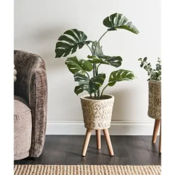 Bloempotten-Leen Bakker ALIARTOS- Bloempot - Gebroken wit - 43 cm - MgO