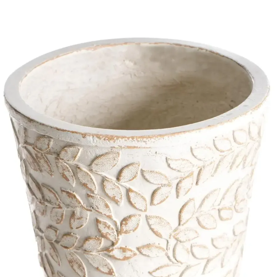Bloempotten-Leen Bakker ALIARTOS- Bloempot - Gebroken wit - 43 cm - MgO
