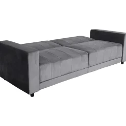 Dorel Home Allie II - Slaapbank 3-zits in antraciet fluweel