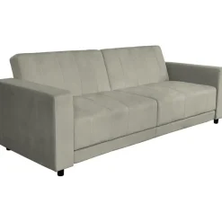 Dorel Home Allie II - Slaapbank 3-zits in taupe fluweel