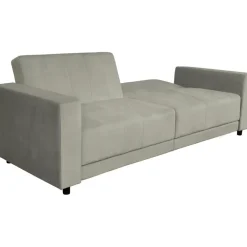 Dorel Home Allie II - Slaapbank 3-zits in taupe fluweel