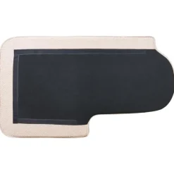 Beliani ALLIER - Chaise longue - Beige - Rechterzijde - Bouclé