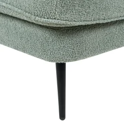 Beliani ALLIER - Chaise longue - Groen - Linkerzijde - Bouclé