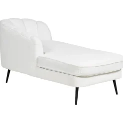 Loveseats-Beliani ALLIER - Chaise longue - Off-white - Rechterzijde - Bouclé