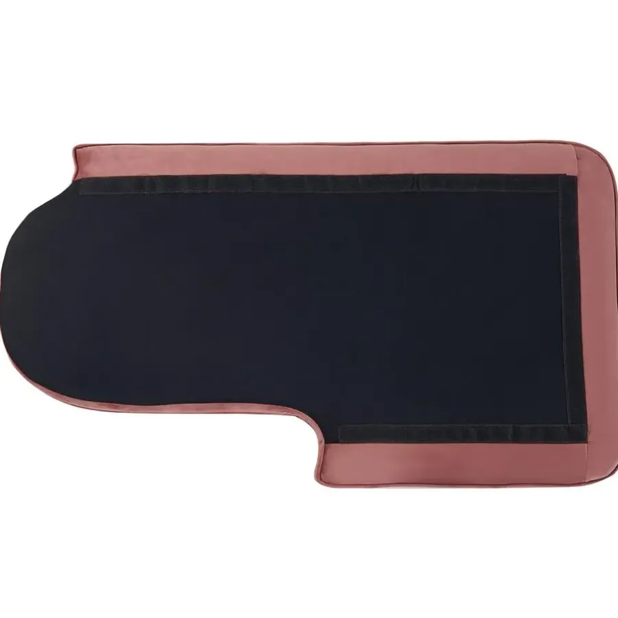 Beliani ALLIER - Chaise longue - Roze - Linkerzijde - Fluweel